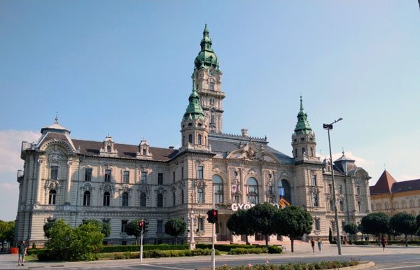 Győr city center